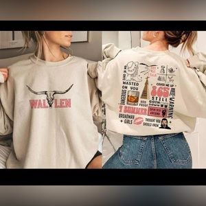 Wallen crew neck vintage top